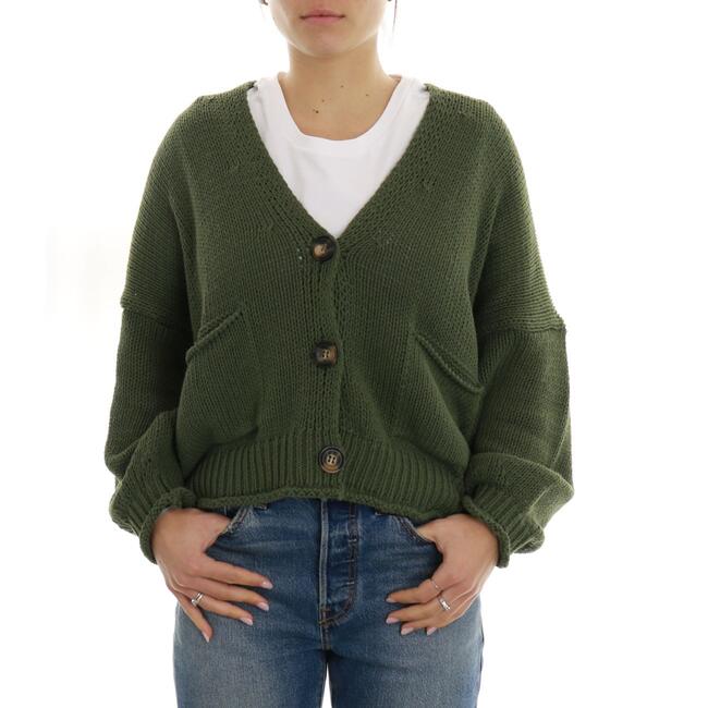 CARDIGAN OVERSIZE SCOLLO A V VICOLO - Mad Fashion | img vers.1300x/
